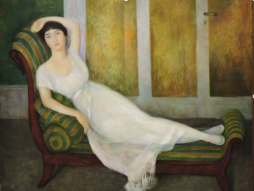 “Retrato de Angelina Bellof”, Autor: Diego Rivera, Año: 1918, Técnica: óleo sobre tela, Colección: Museo Estudio Diego Rivera.
