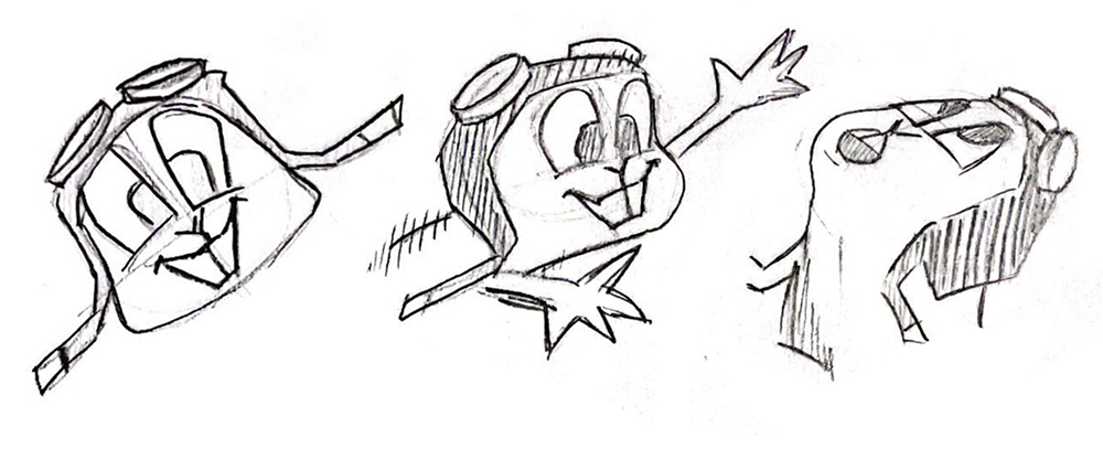 Elaboración por el autor. "Rocky, la ardilla voladora", 1959.