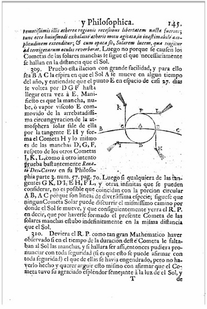 19 Folio 145 de la Libra astronómica y filosófica del Carlos Sigüenza y Góngora