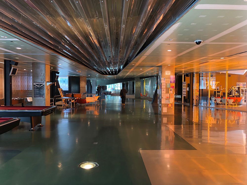 Interiores Campus Center.  © Fabio Vélez. 2019