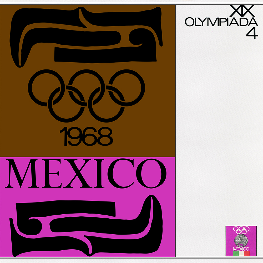 Fig. 4. Portada del Boletín Oficial No. 4, Diseñado por el equipo de Manuel Villazón, publicado por el COO México 68.