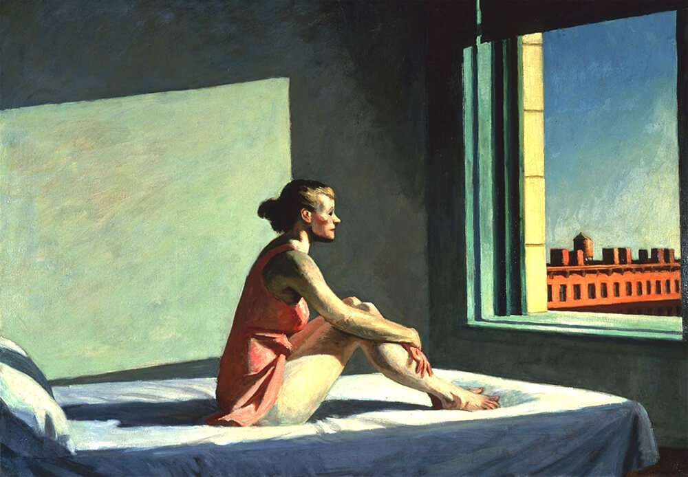 ‘Morning sun’ de Edward Hooper 1952.